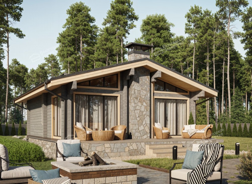 Дом из клееного бруса VZ-329